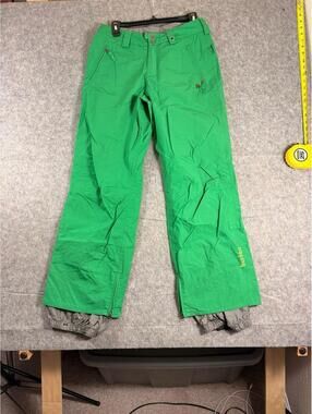 Burton DryRide Men’s S Lime Green Ski Snowboard Pants Waterproof